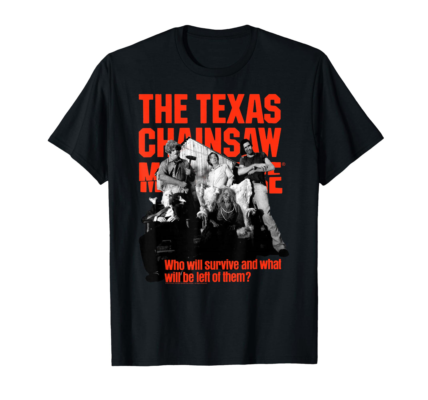 The Texas Chainsaw Massacre Modern Family Portrait Horror T-Shirt