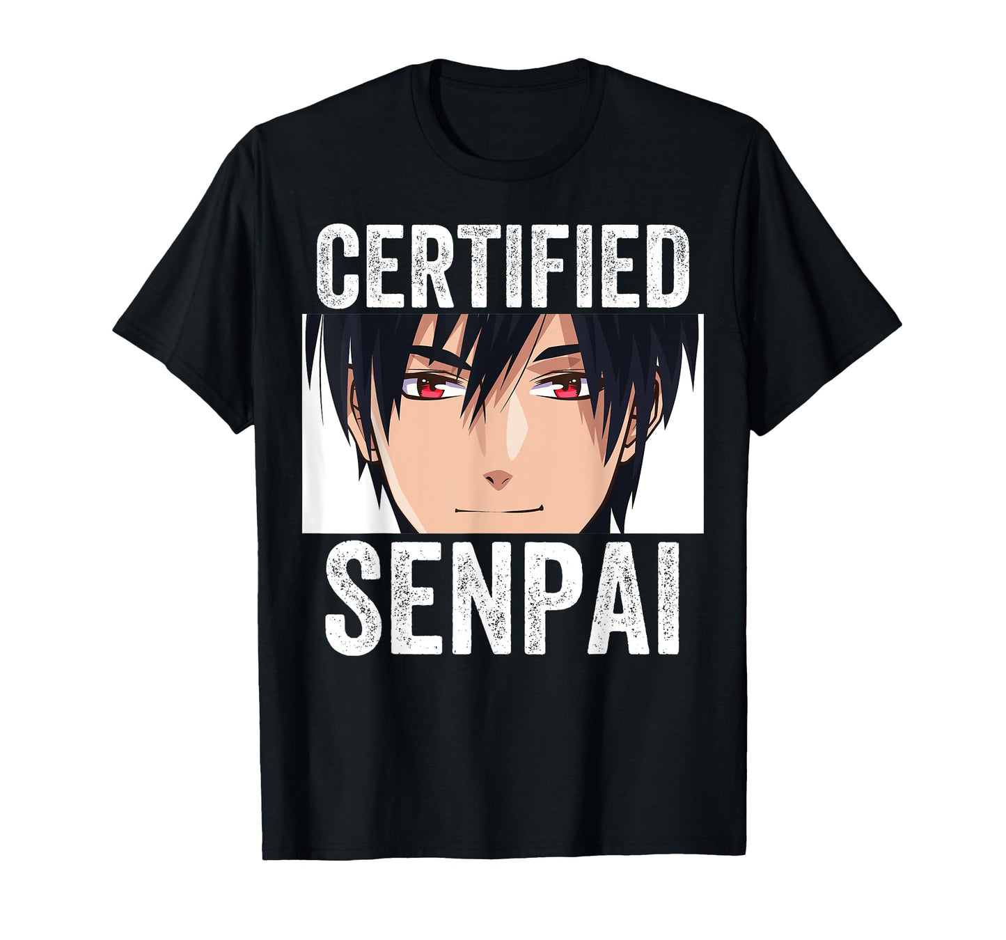 Funny Anime Merch for Teen Boys and Weebs - Certified Senpai T-Shirt