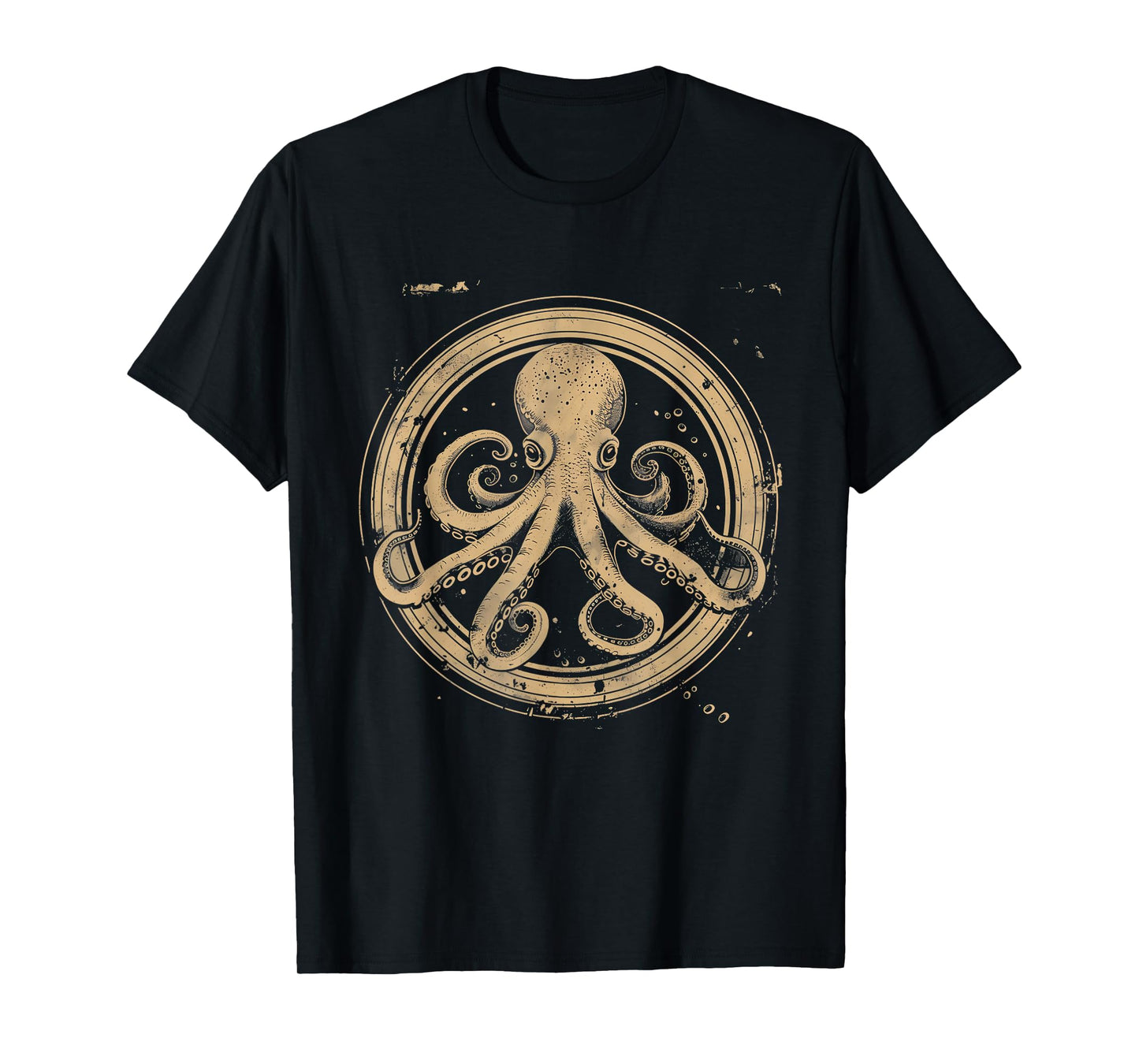 Octopus Artwork Marine Mammal Ocean Sea Animal Lover T-Shirt