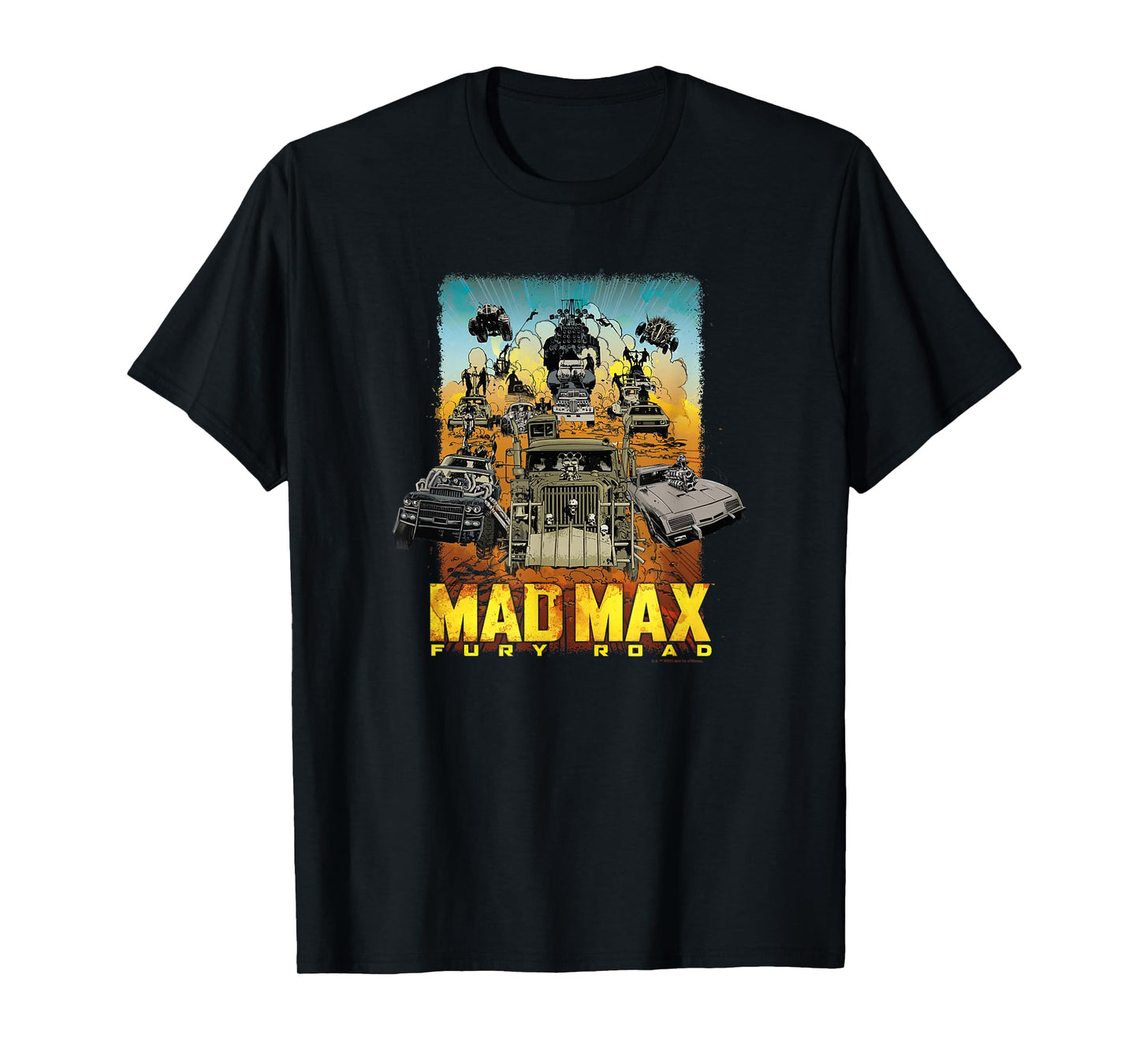 WB100 Mad Max Fury Road Post-Apocalyptic Wasteland Comic T-Shirt