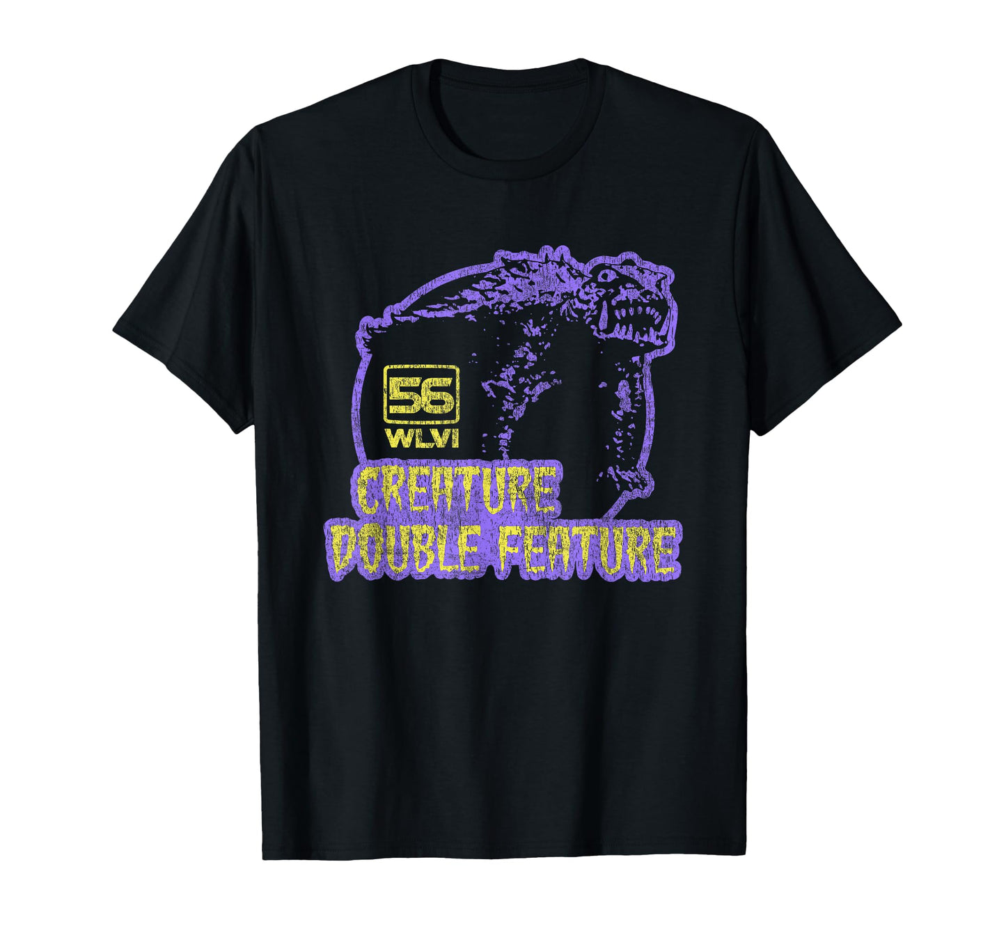 Creature Double Feature Retro 1970s T-Shirt