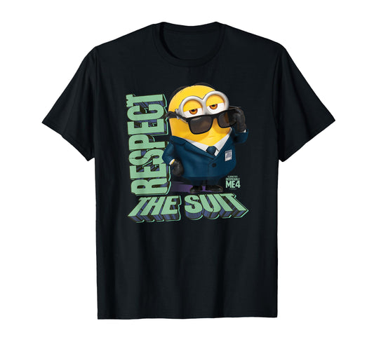 Minions Despicable Me 4 Respect The Suit T-Shirt