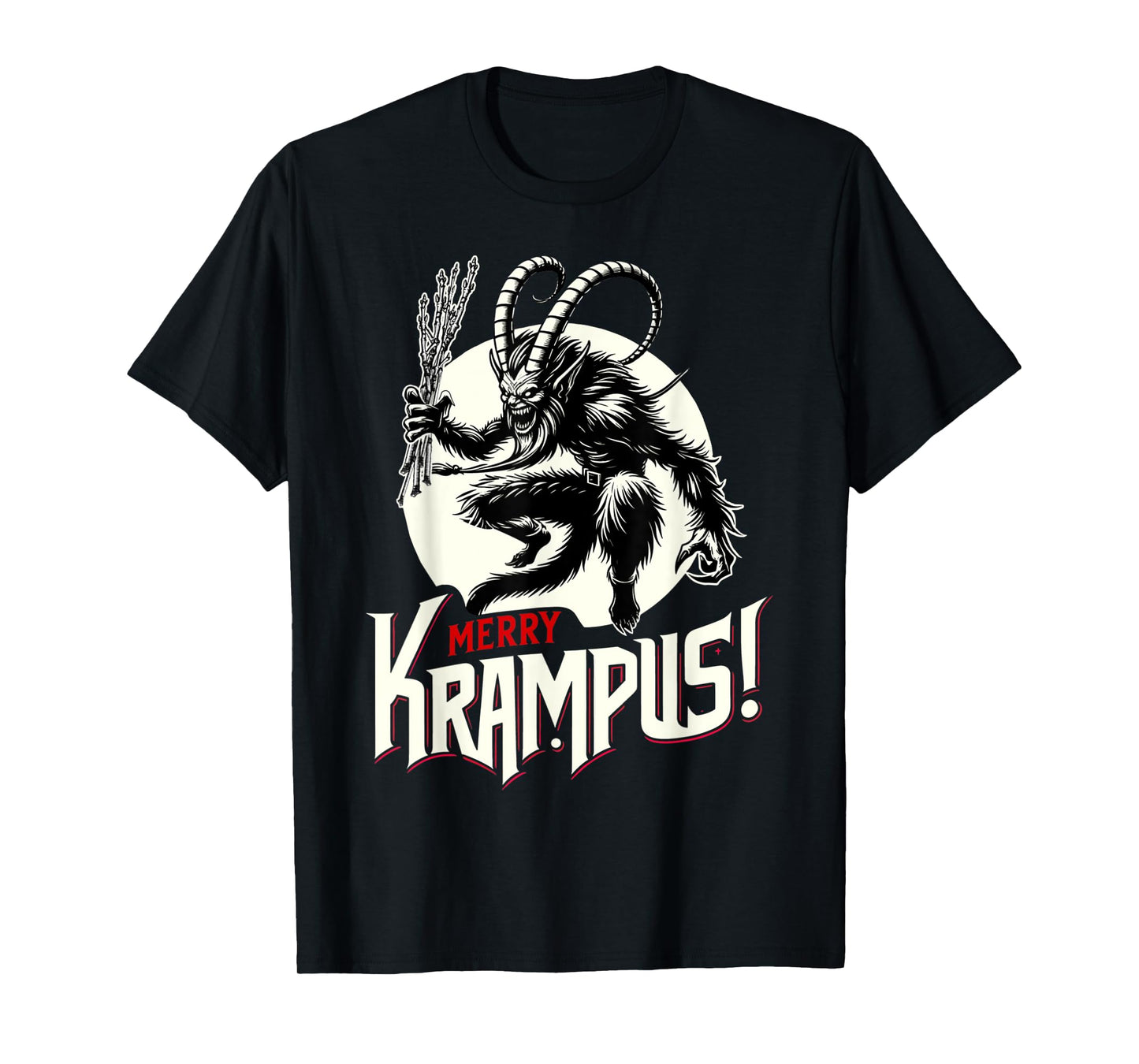 Krampusnacht Christmas Monster Krampus Lover Festive Horror T-Shirt