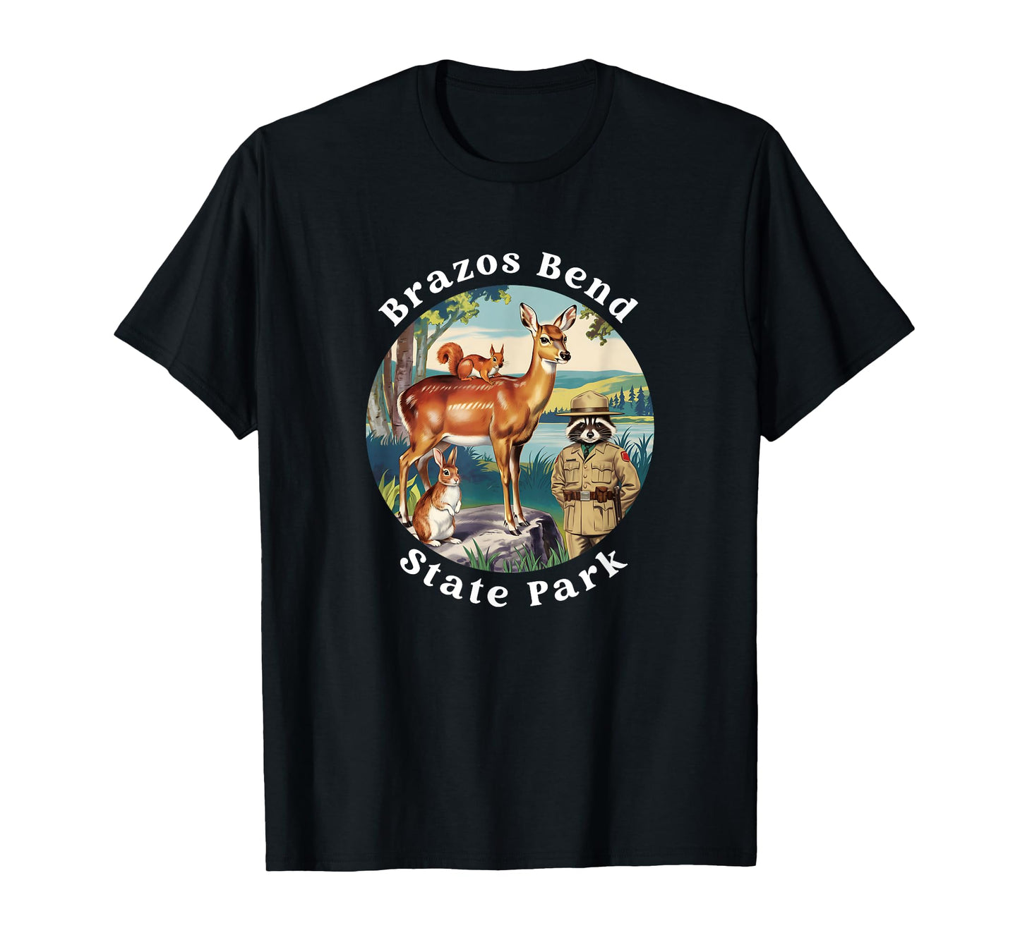 Brazos Bend State Park Texas Outdoors Vacation Souvenir T-Shirt