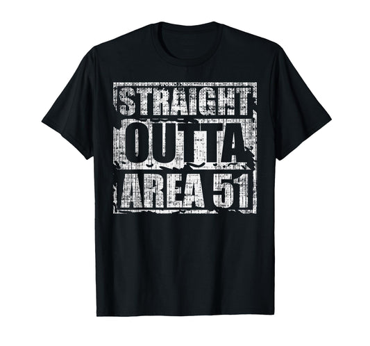 Straight Outta Area 51 Funny Nevada 09/20/19 Alien UFO ET T-Shirt