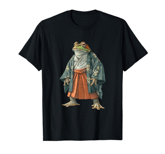 Frog in a Kimono - Japanese Frog T-Shirt