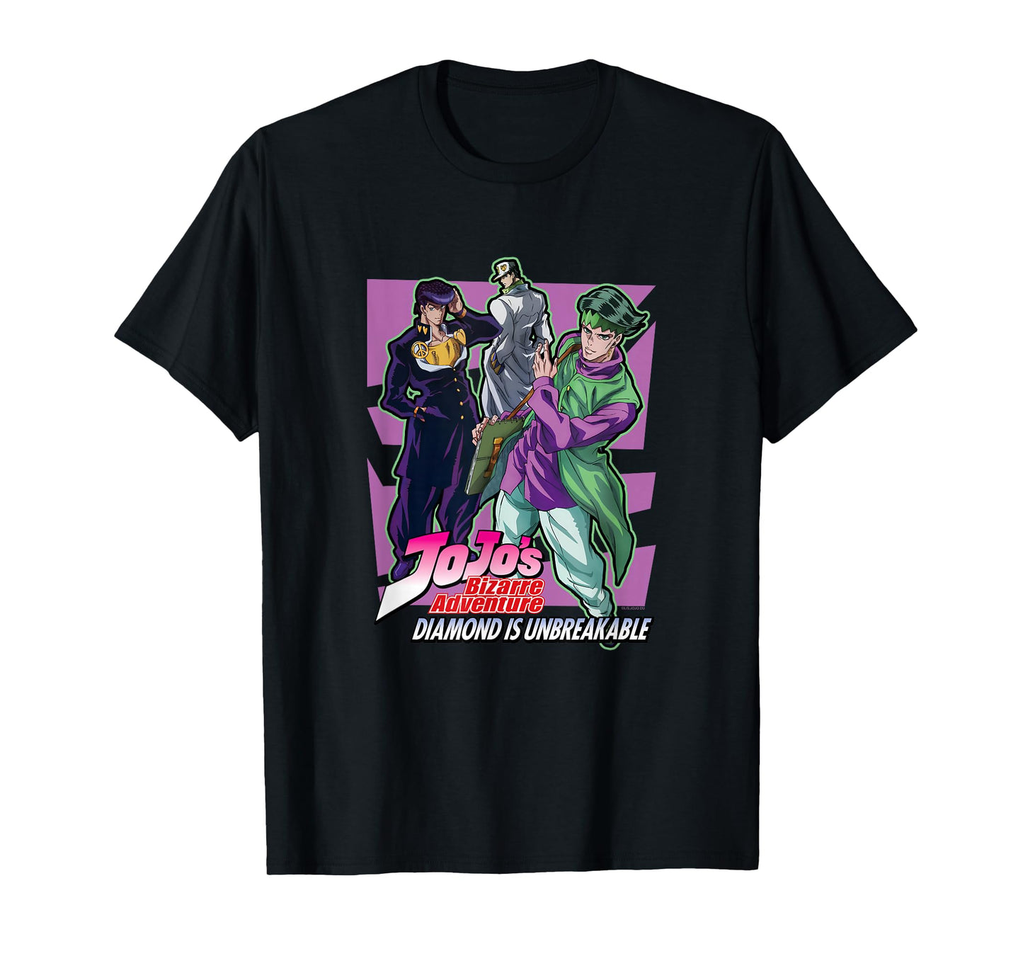 JoJo Diamond is Unbreakable Group Pose Josuke Rohan & Jotaro T-Shirt