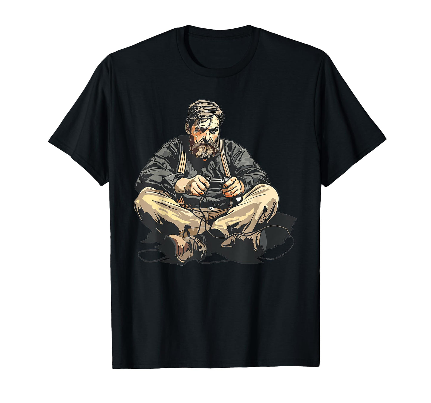 Ernest Shackleton Playing Video Games T-Shirt