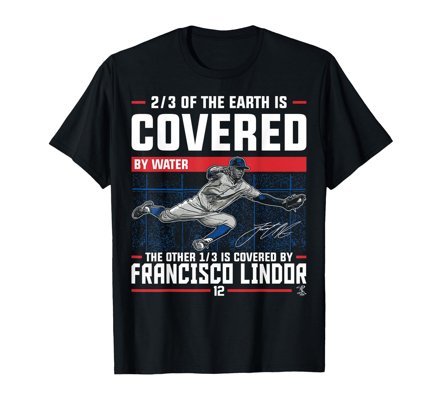Francisco Lindor Covered by T-Shirt - Apparel T-Shirt