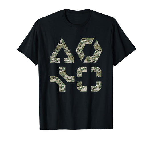 Battlefield Class OCP Army Camouflage Symbol Game Design BF6 T-Shirt