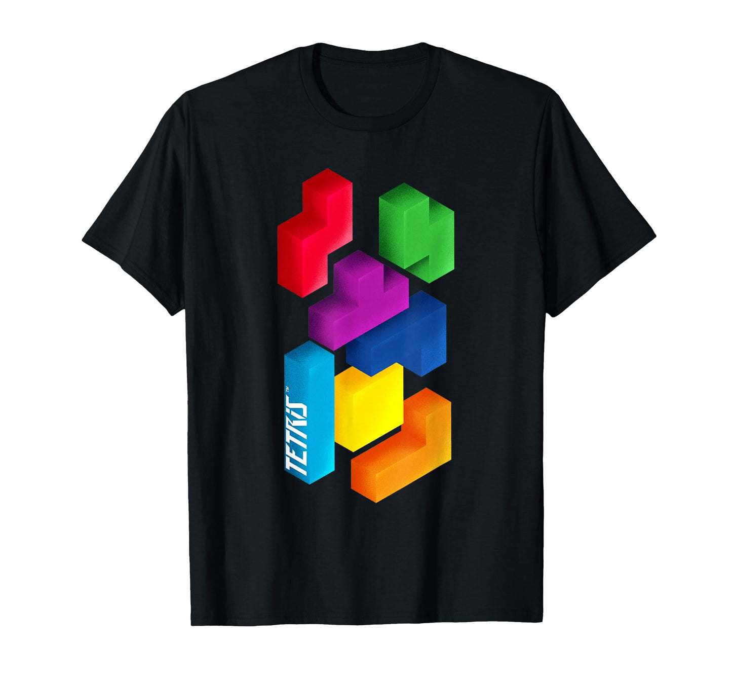 Tetris 3D Tetriminos T-Shirt