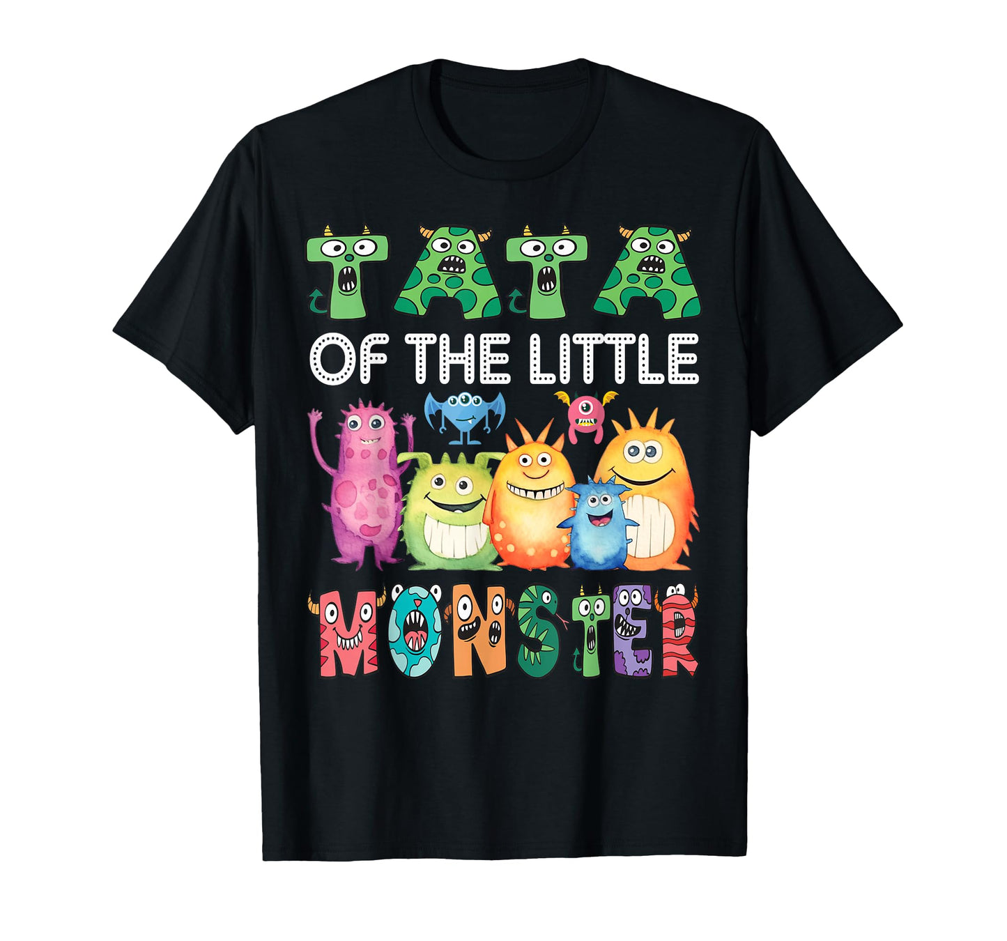 Tata Of The Little Monster Kids 1St Birthday Party T-Shirt