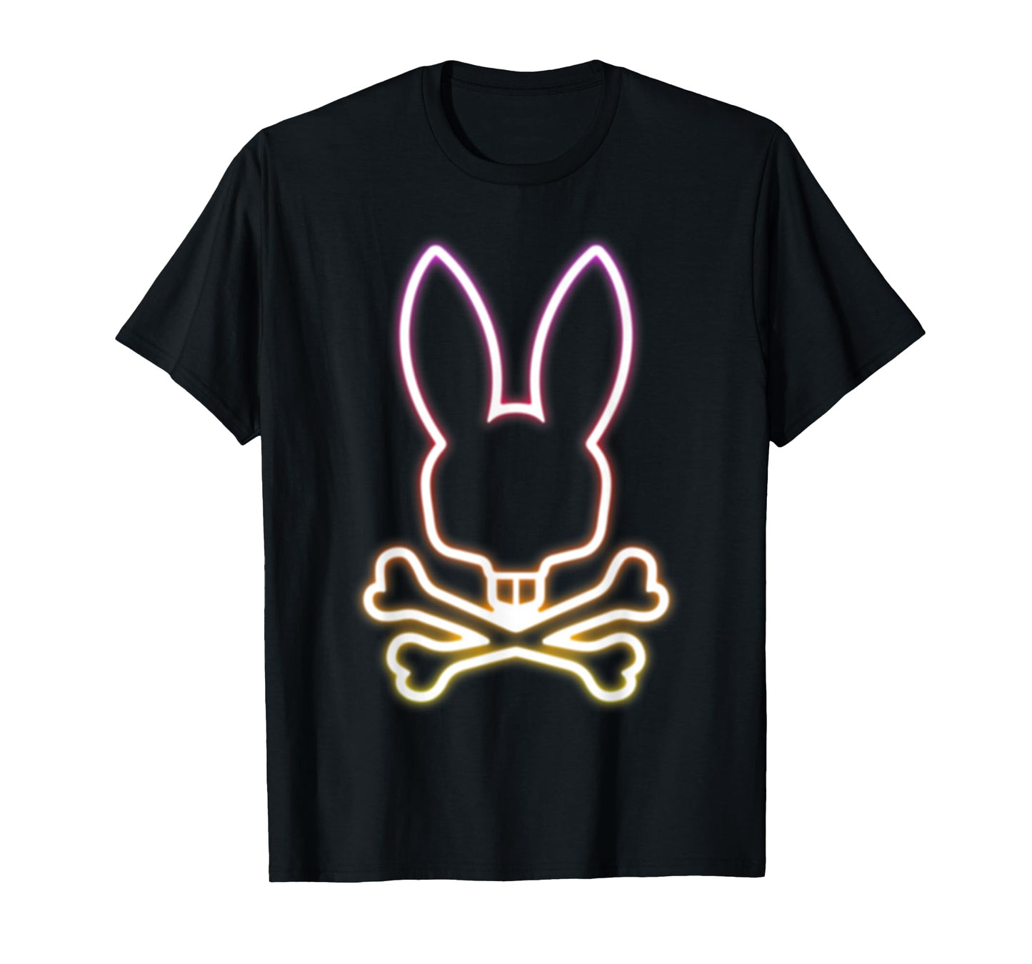 Scary Skull and Bad Crossbones Rabbit Horror Bunny T-Shirt