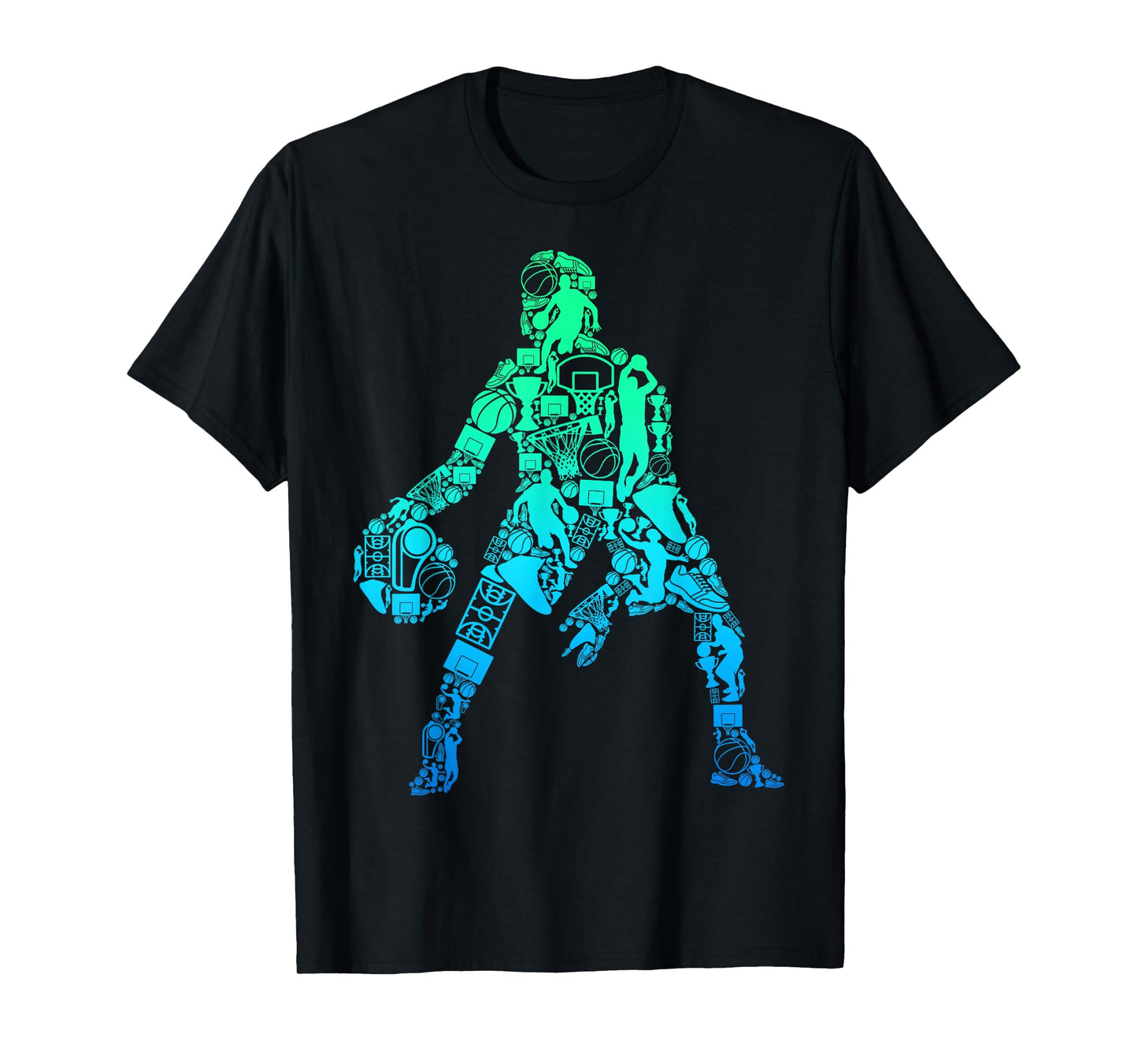 Basketball Boys Kids Men T-Shirt