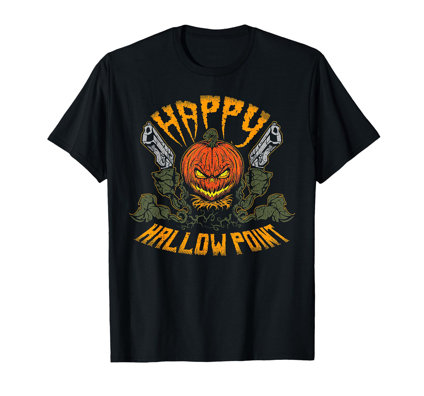 Happy Hallow Point Pumpkin Gun T-Shirt