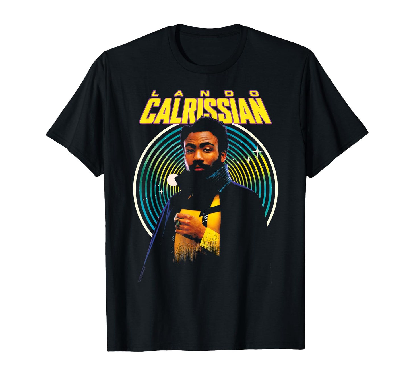 Star Wars: Han Solo Movie Lando Calrissian Hypnotic Portrait T-Shirt
