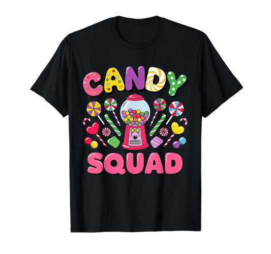 Groovy Candy Squad Sweetie Candy Land Candy Crew Halloween T-Shirt
