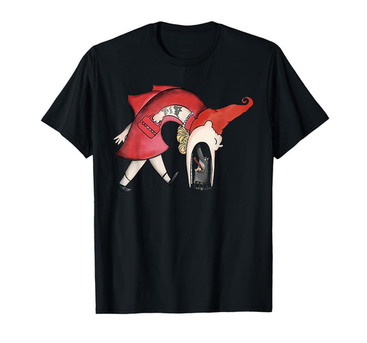 Soulisfree Avengers Little Red Riding Hood Eating Wolf T-Shirt