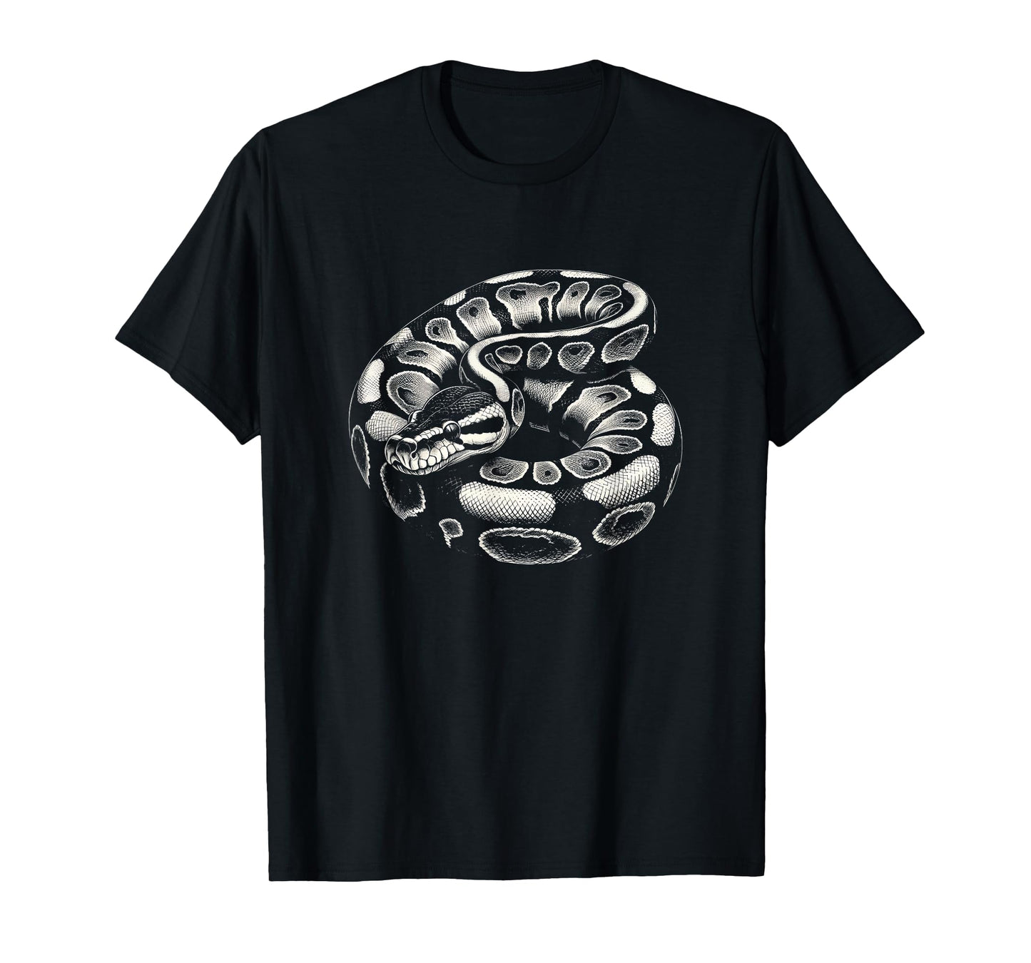 Ball Python Snake Graphic Art Design T-Shirt