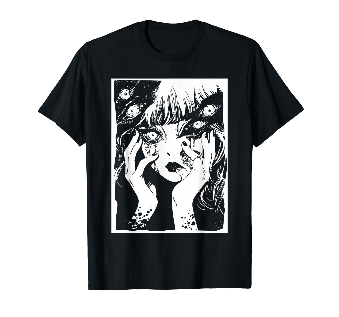 Edgy Creepy Horror Anime Manga Weird Japan Japanese Harajuku T-Shirt