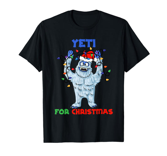 Abominable Snowman Yeti For Christmas Yeti Monster Holiday T-Shirt