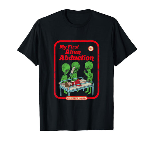 My First Alien Abduction Vintage Childgame Horror Goth Punk T-Shirt