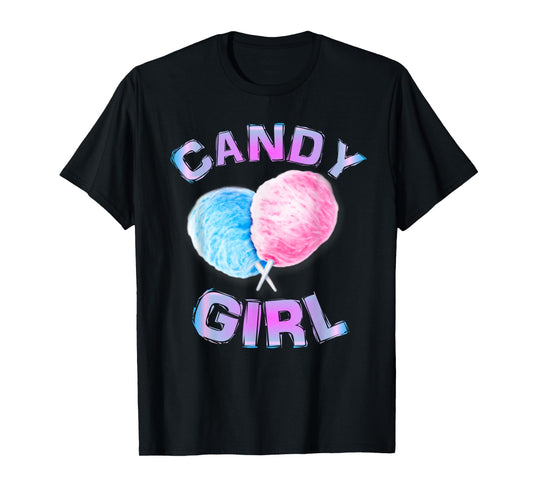 Cotton Candy Girl Cute Fun Girls Juniors Women Ages 3 to 63 T-Shirt