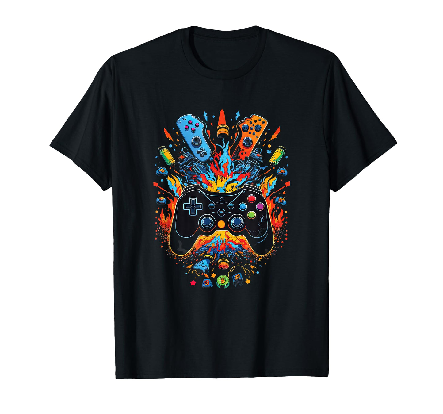 Gamer Aesthetic Graphic Gaming Video Games Boys Teens Kids T-Shirt