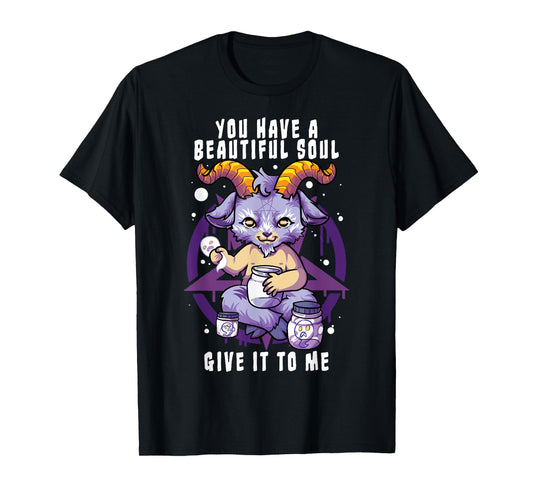 You Have a Beautiful Soul Satanic Baphomet Halloween Costume T-Shirt