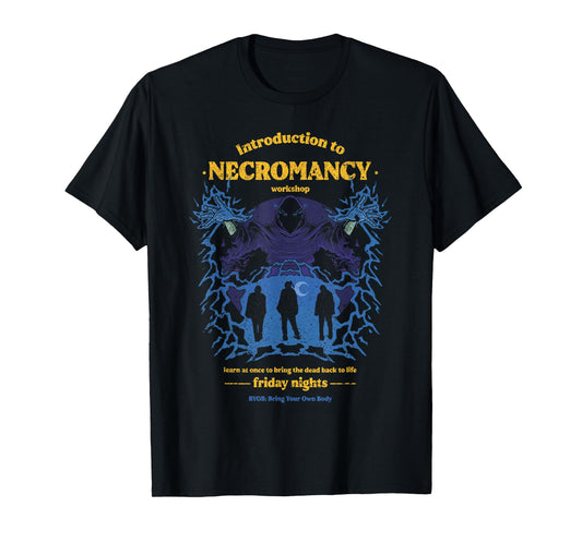 Necromancy Workshop Supernatural Pagan Occult Necromancer T-Shirt