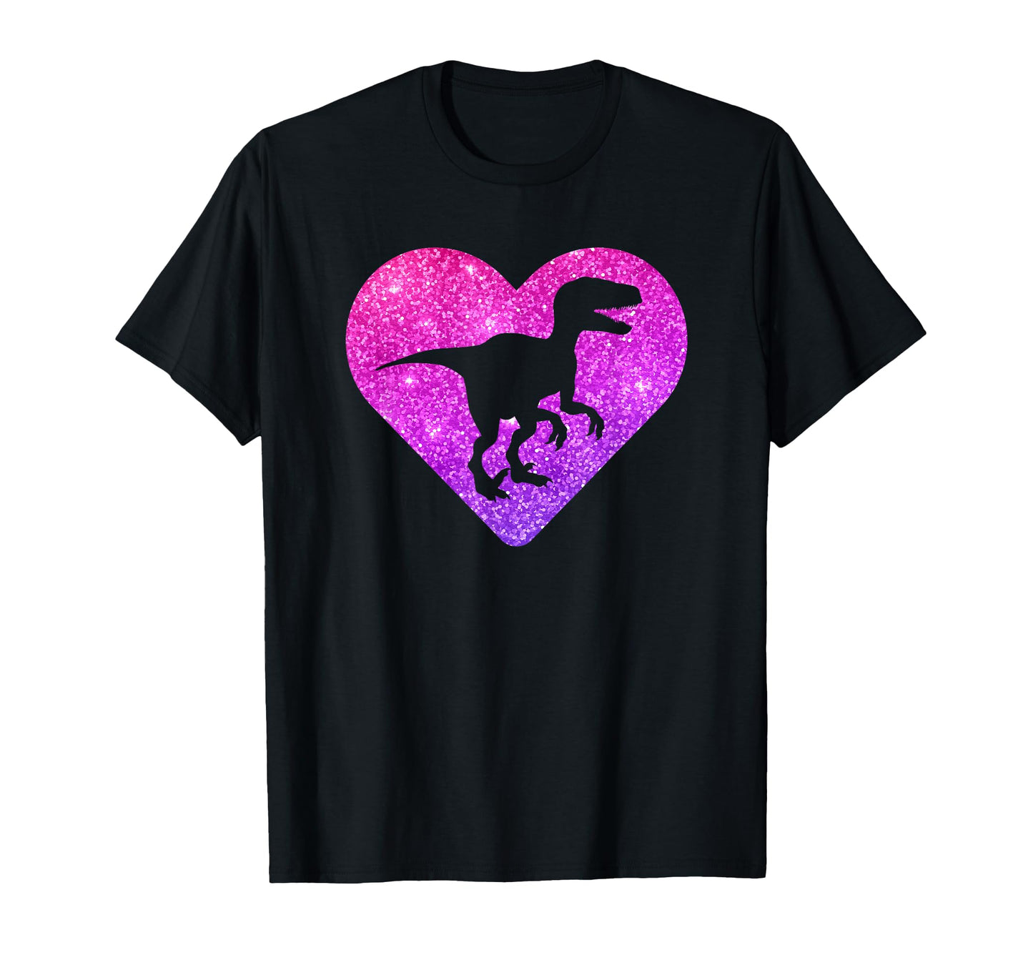Cute Velociraptor Dinosaur Gift For Girls Teens And Women T-Shirt