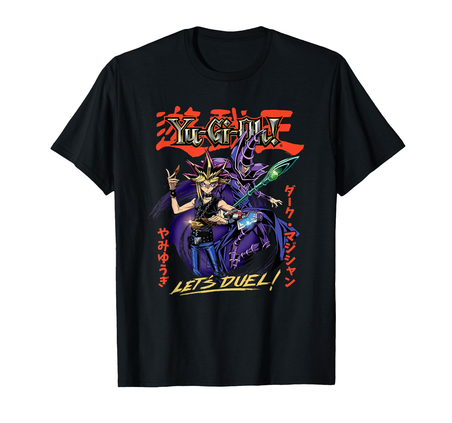 Yu-Gi-Oh! Duel Monsters Yugi and Dark Magician Duel Anime T-Shirt