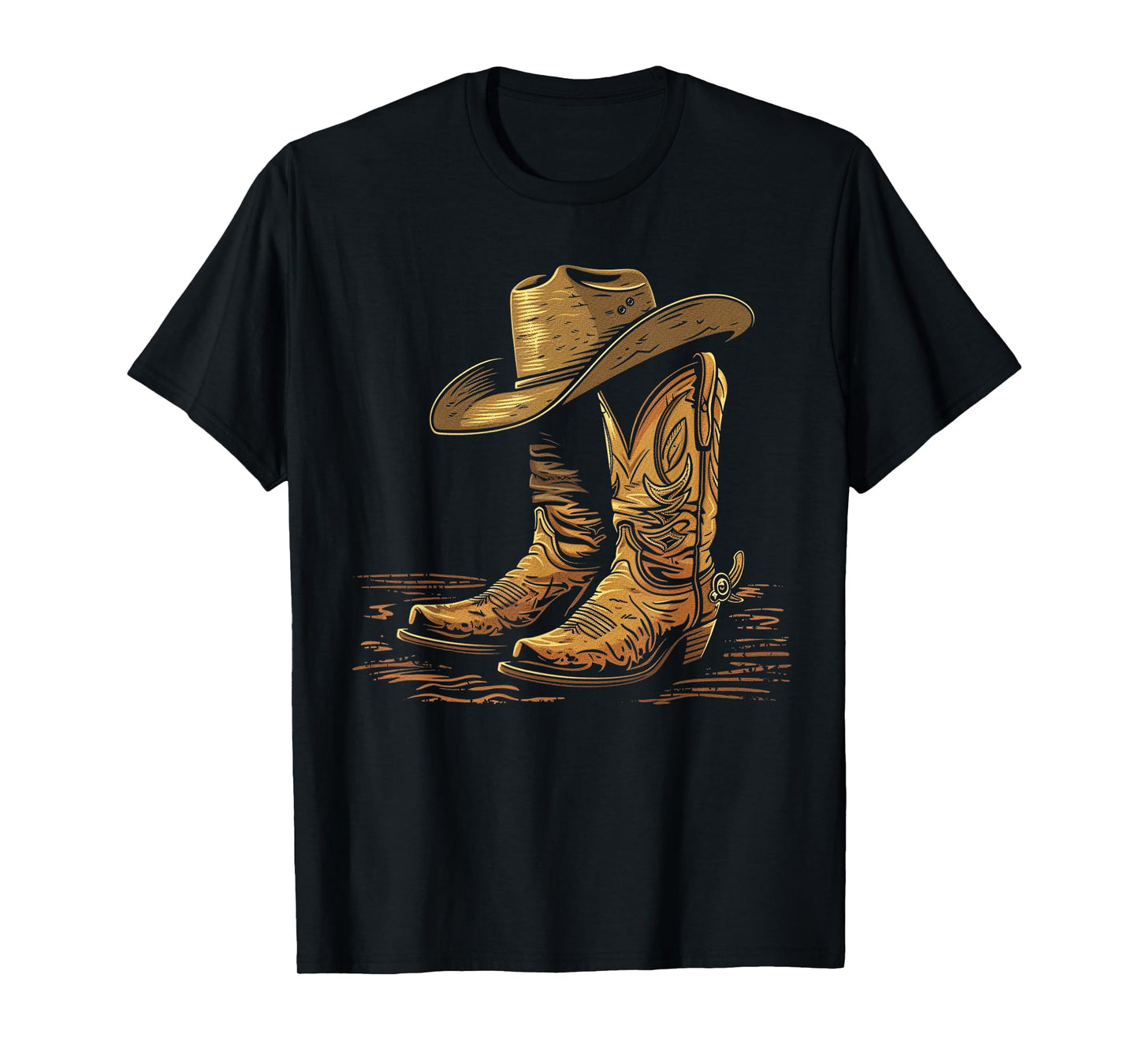 Howdy Cowboy Western Men Rodeo Texas Shirts T-Shirt