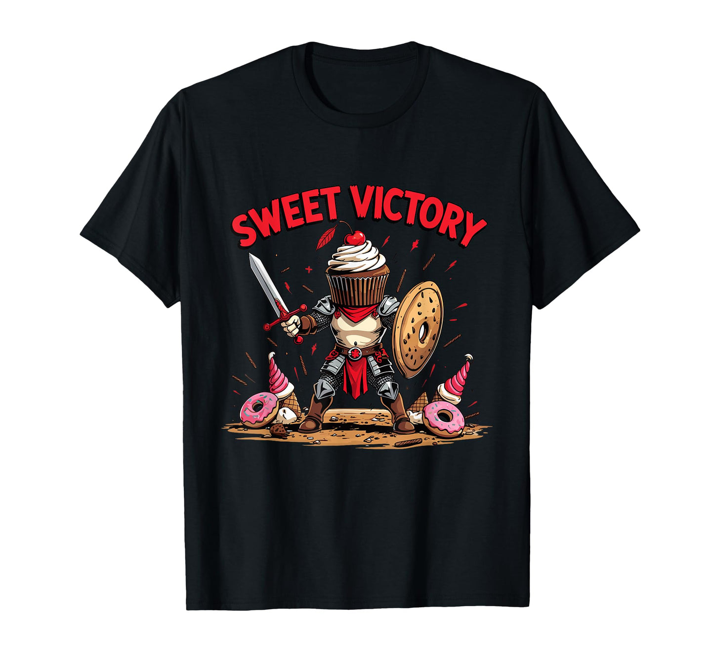 Sweet Victory - Dessert Knight T-Shirt