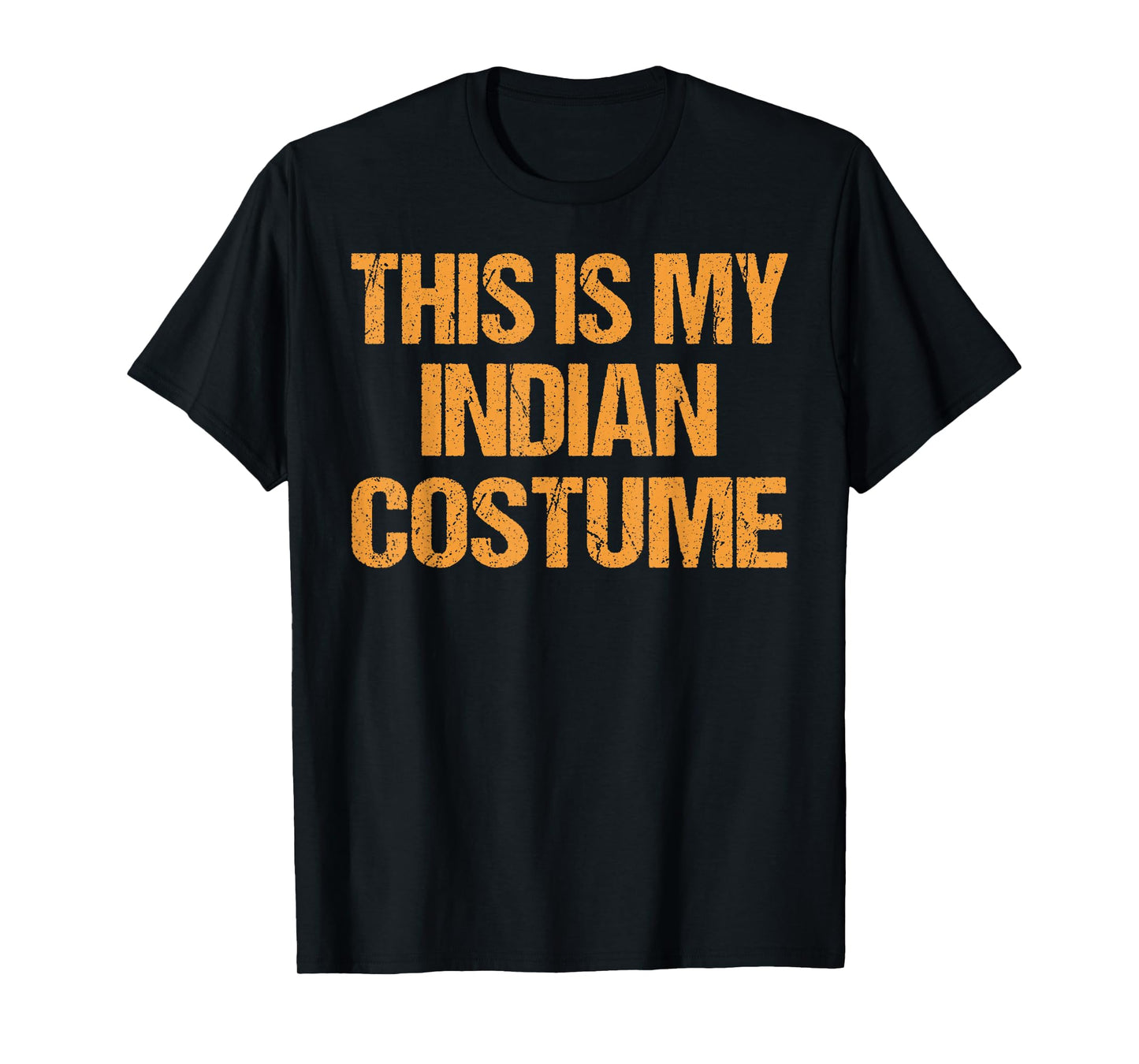 Indian Halloween Shirt Easy Lazy Last Minute Costume T-Shirt