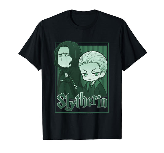 Kids Harry Potter Slytherin Snape & Draco Anime T-Shirt