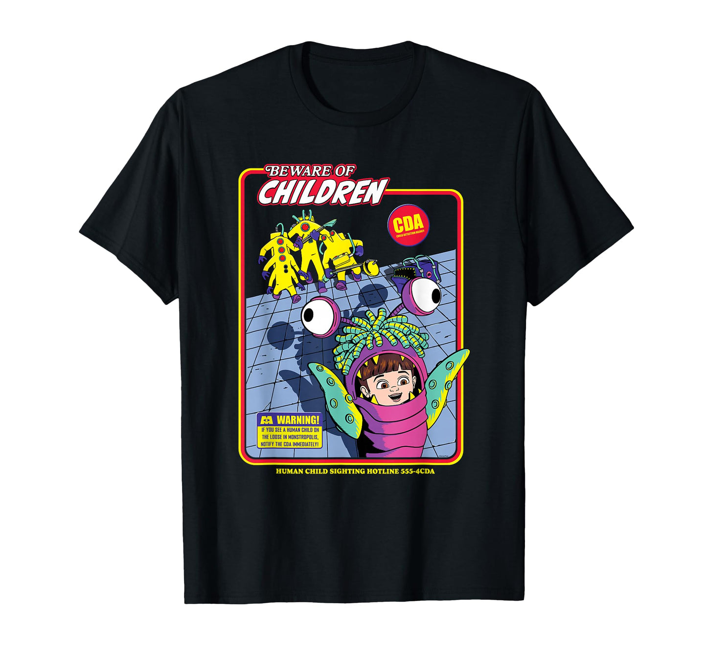 Disney and Pixar’s Monsters, Inc. CDA Beware of Children T-Shirt