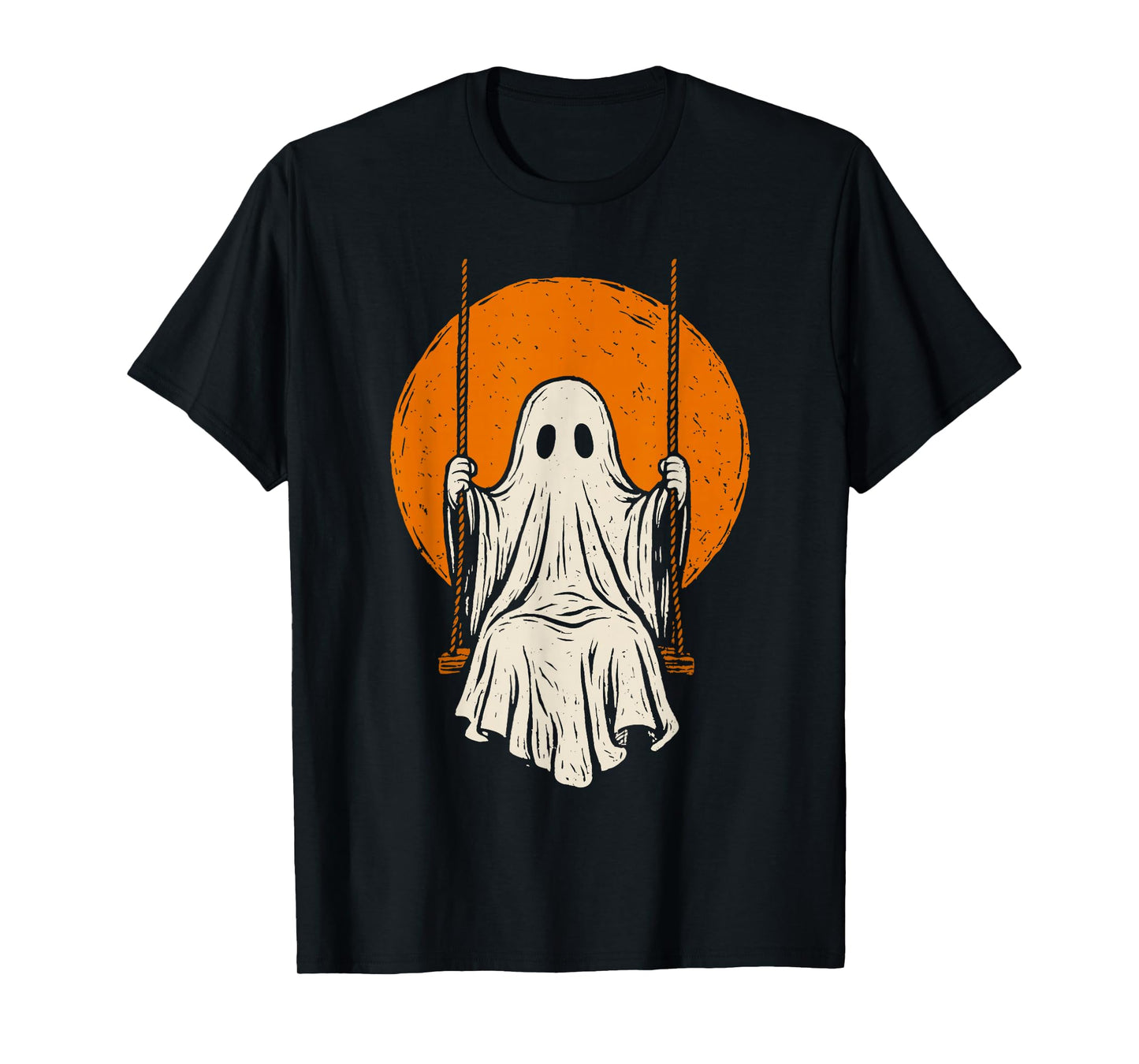 Retro Vintage Ghost Swing Halloween Costume Men Women Kids T-Shirt