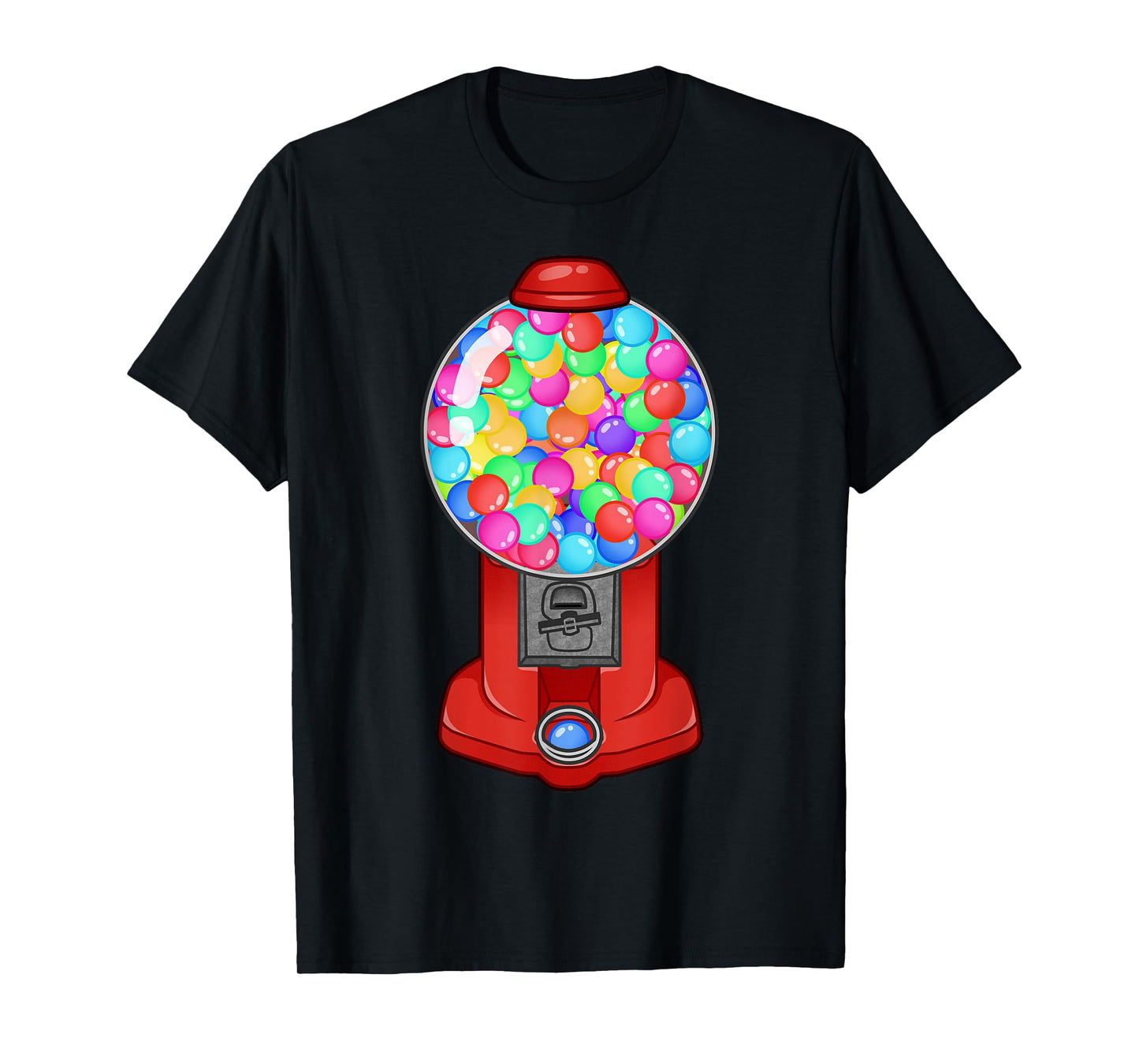 Funny Gumball Machine Halloween Gum Dispenser Easy Costume T-Shirt
