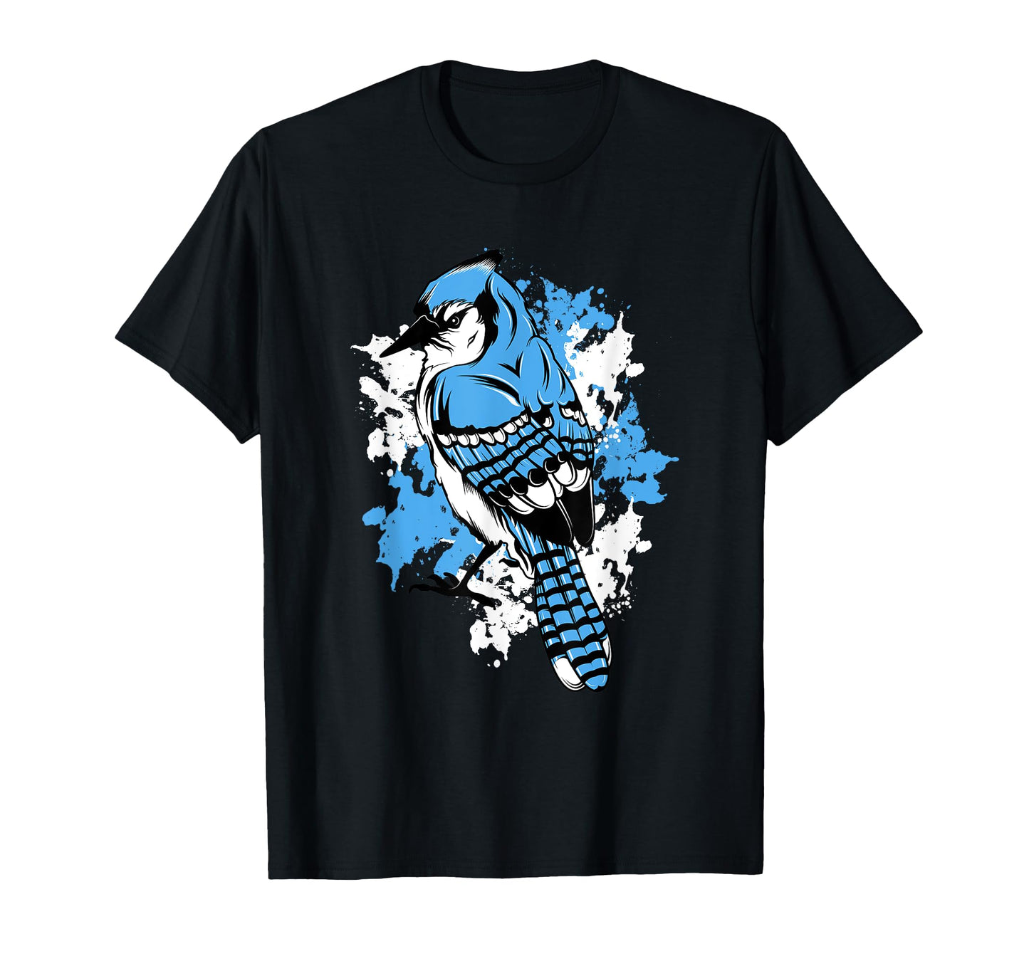 Threadrock Blue Jay Bird Lover T-Shirt