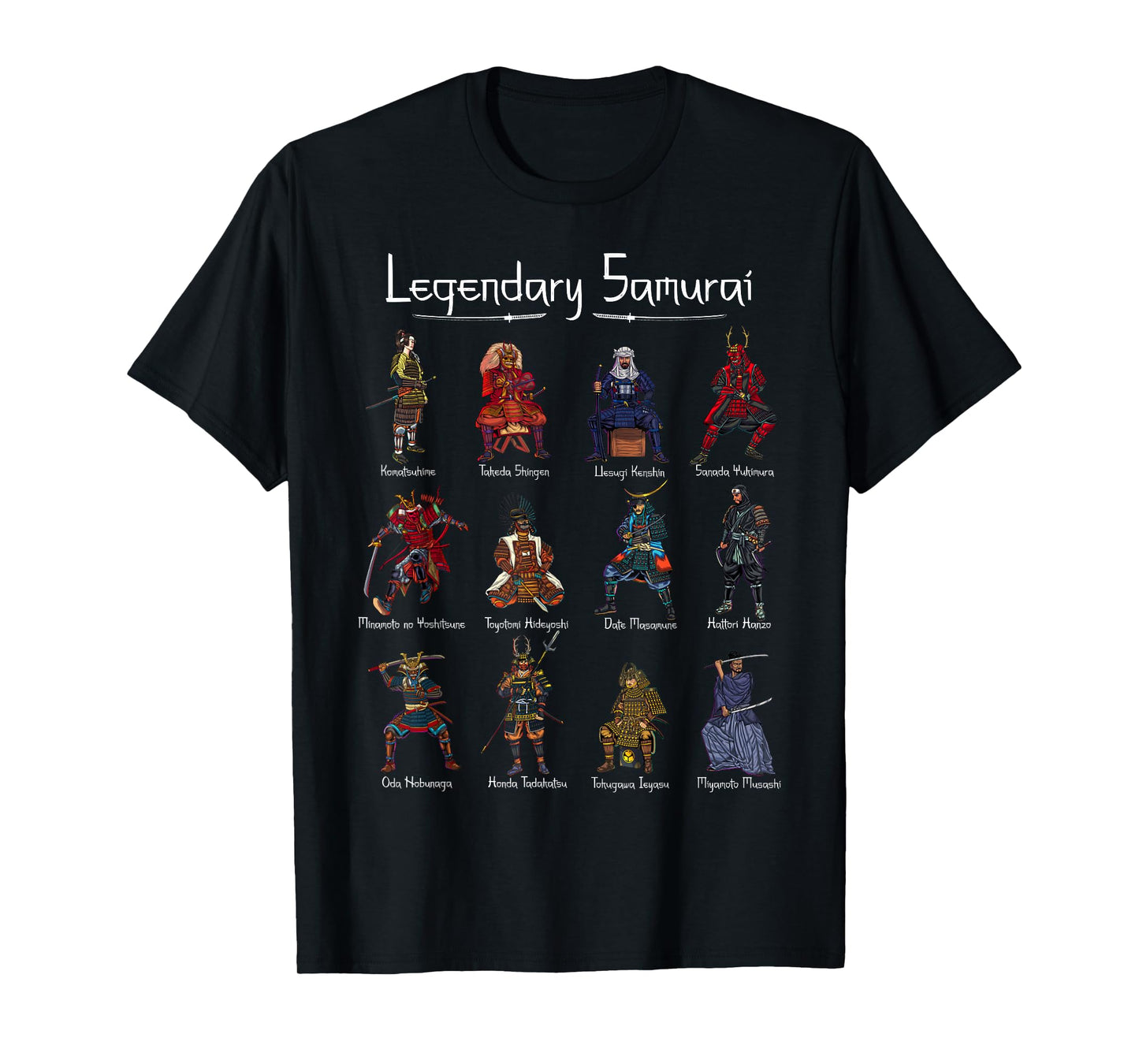 Japanese Martial Arts - Legendary Samurai T-Shirt