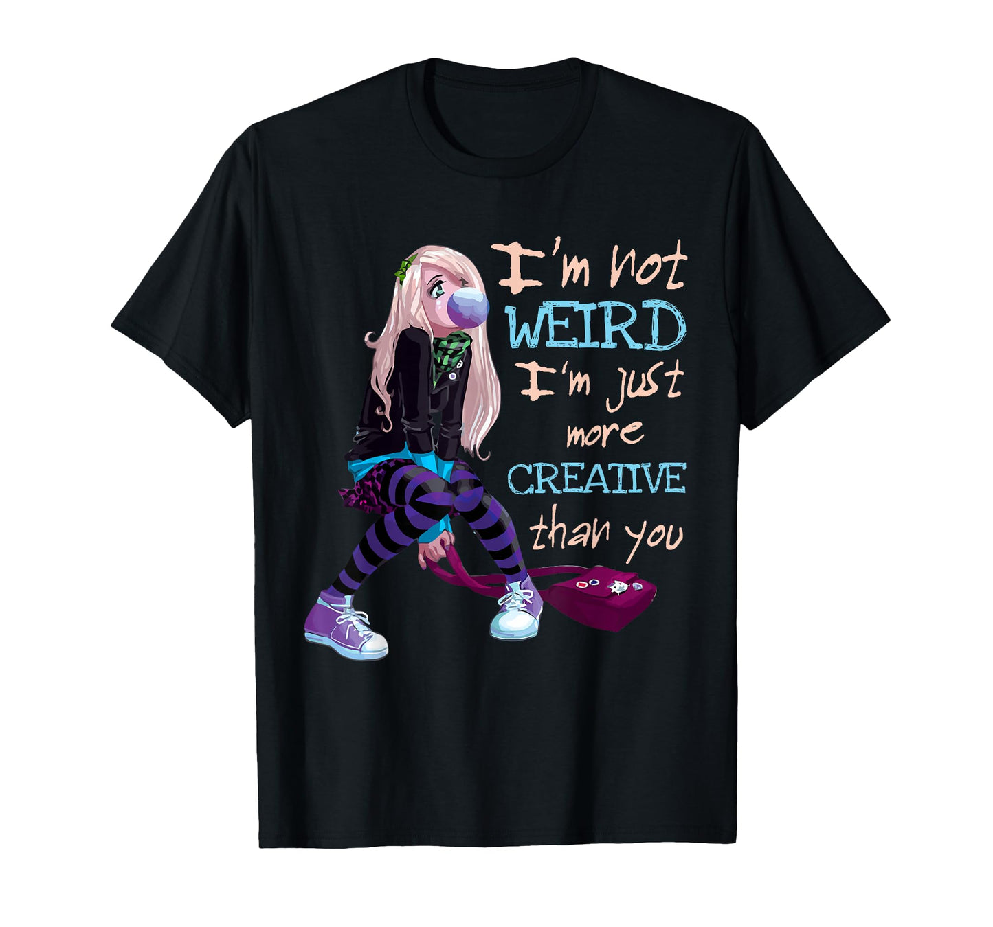 Kawaii Anime Girl Kawaii Clothes Anime Clothing Not Weird T-Shirt Small