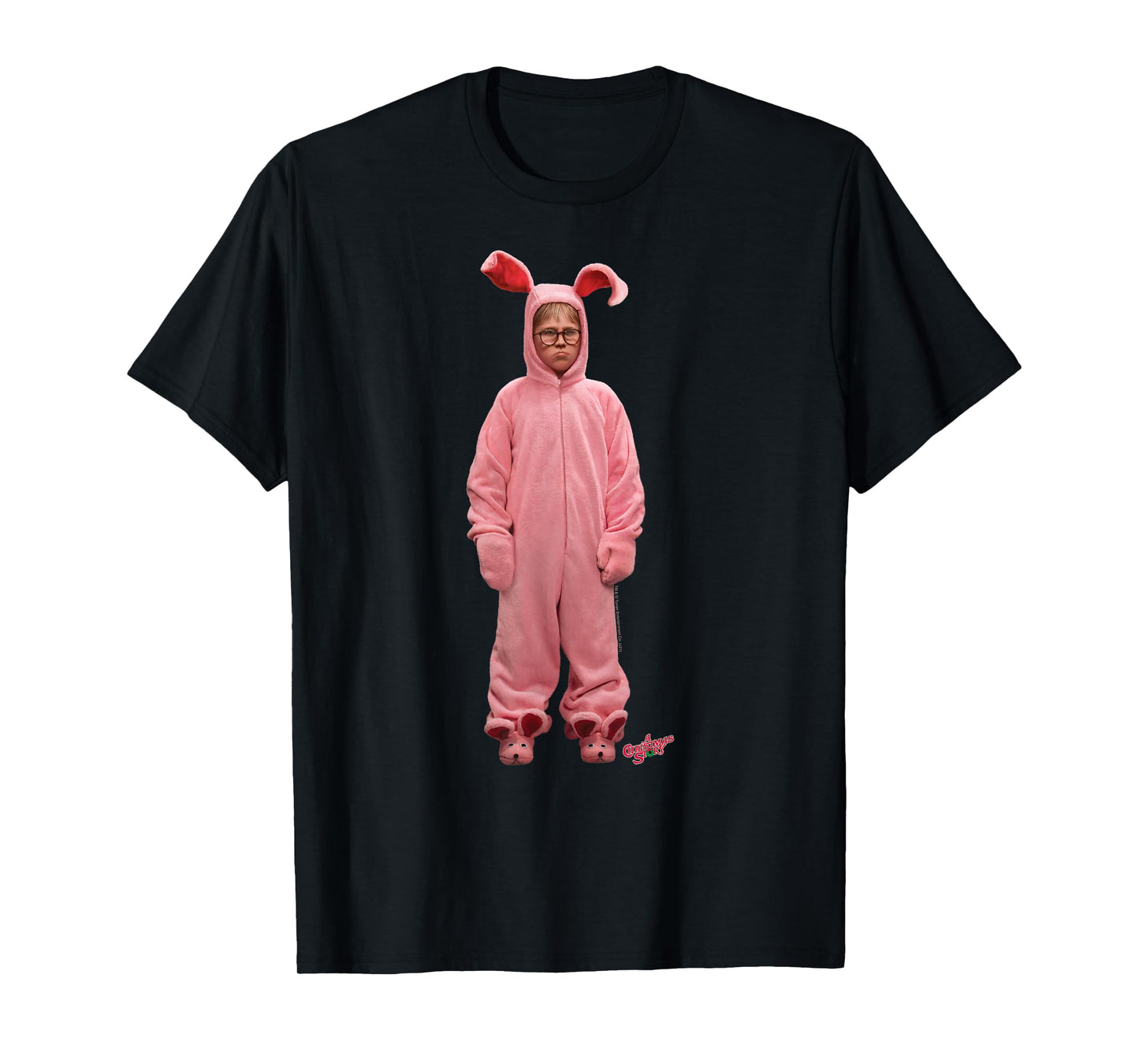 A Christmas Story Ralphie Pink Bunny Pink Nightmare T-Shirt