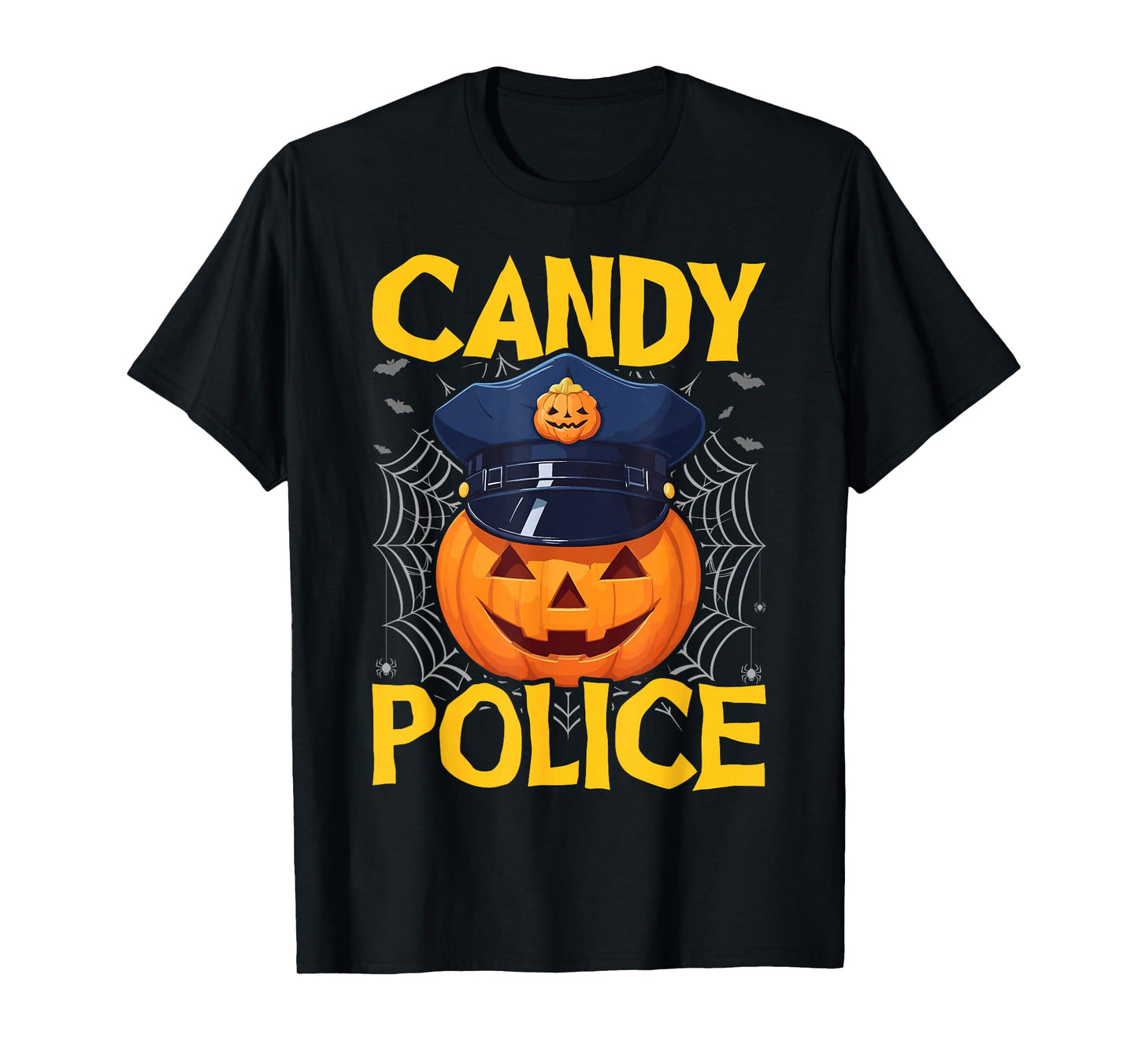 Candy Police Halloween Party Trick or Treat Security Funny T-Shirt