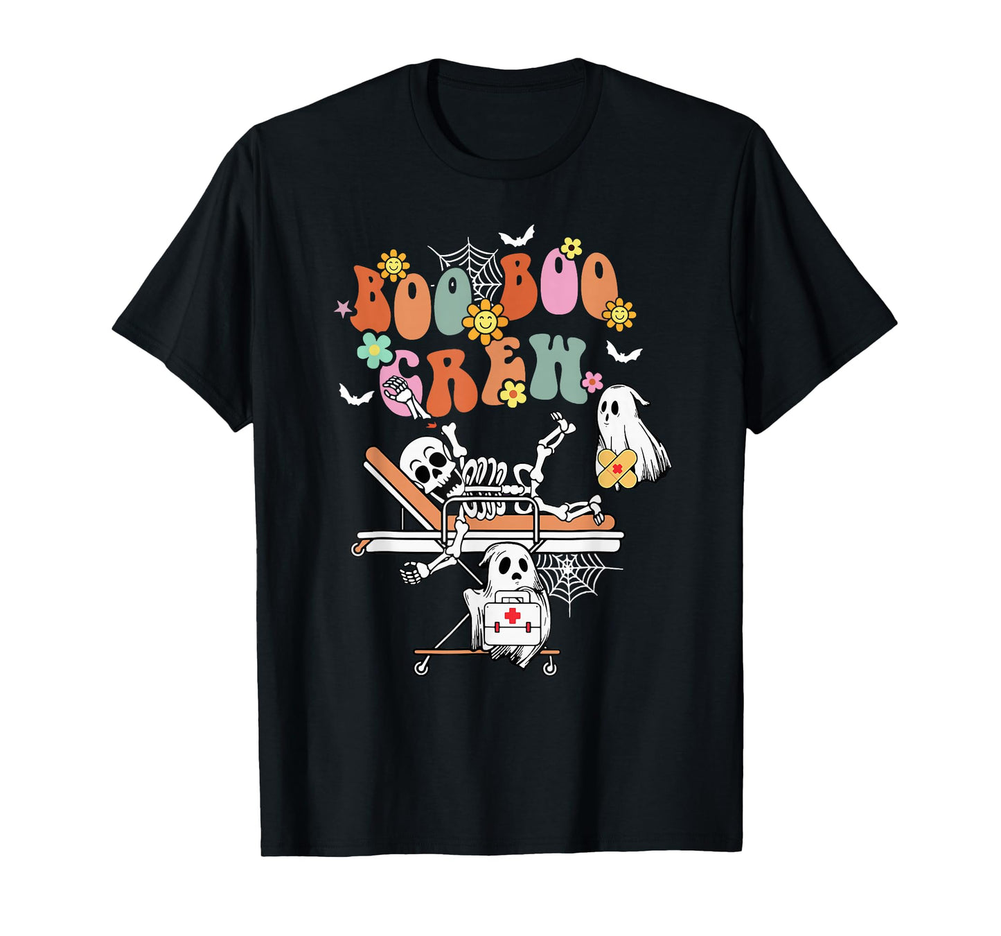 Boo Boo Crew Ghost Halloween Nurse T-Shirt