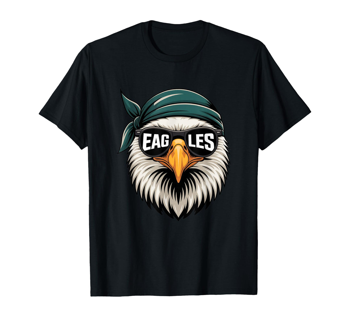 Cool Eagle with Sunglasses Men Women Kids T-Shirt