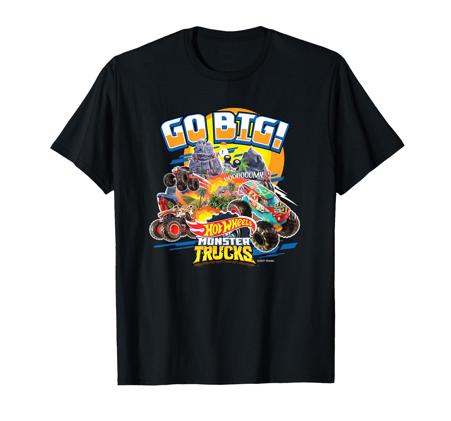 Hot Wheels - Monster Trucks Go Big T-Shirt