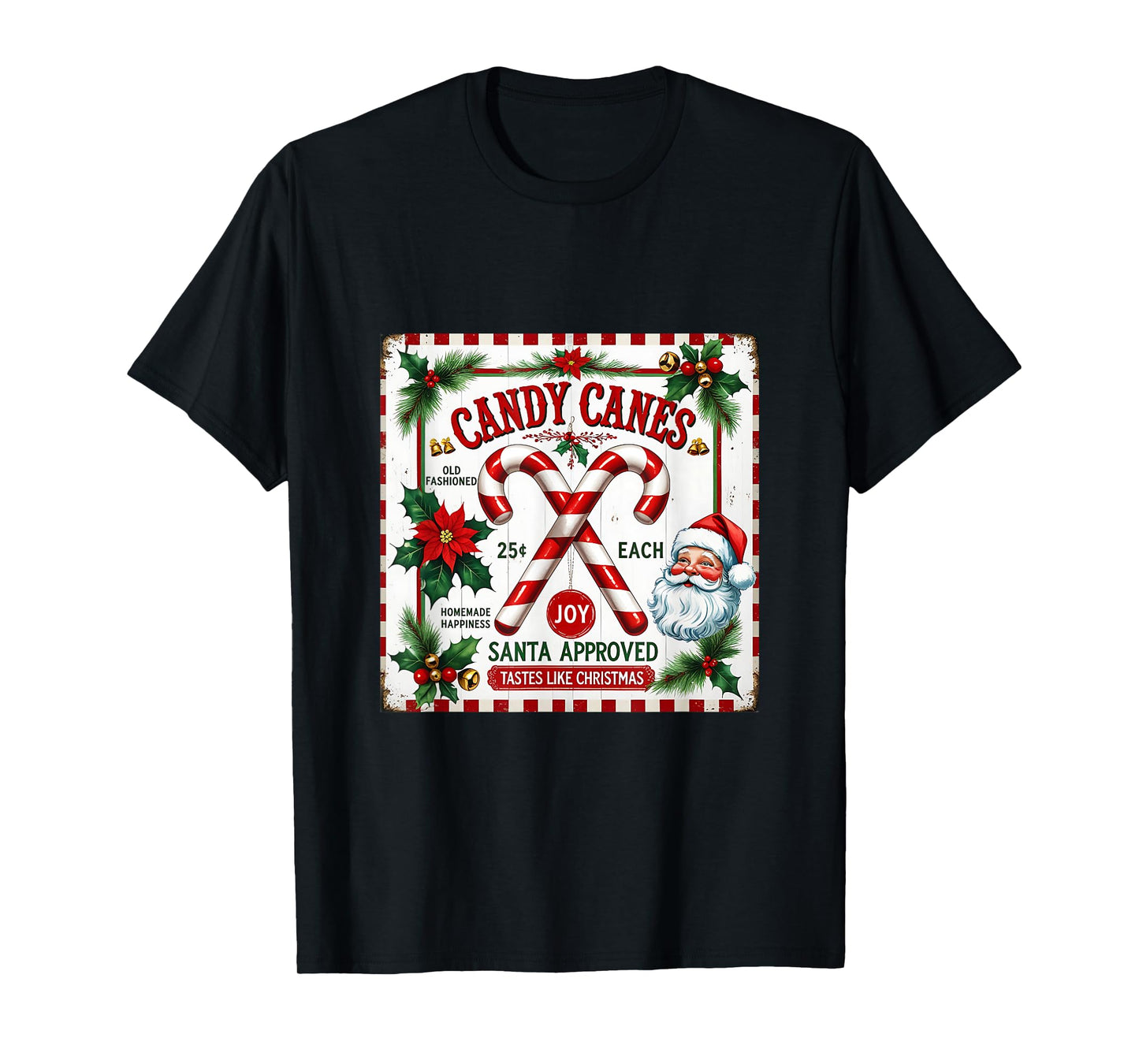 Christmas Old Fashioned Candy Company Handmade Nostalgic T-Shirt