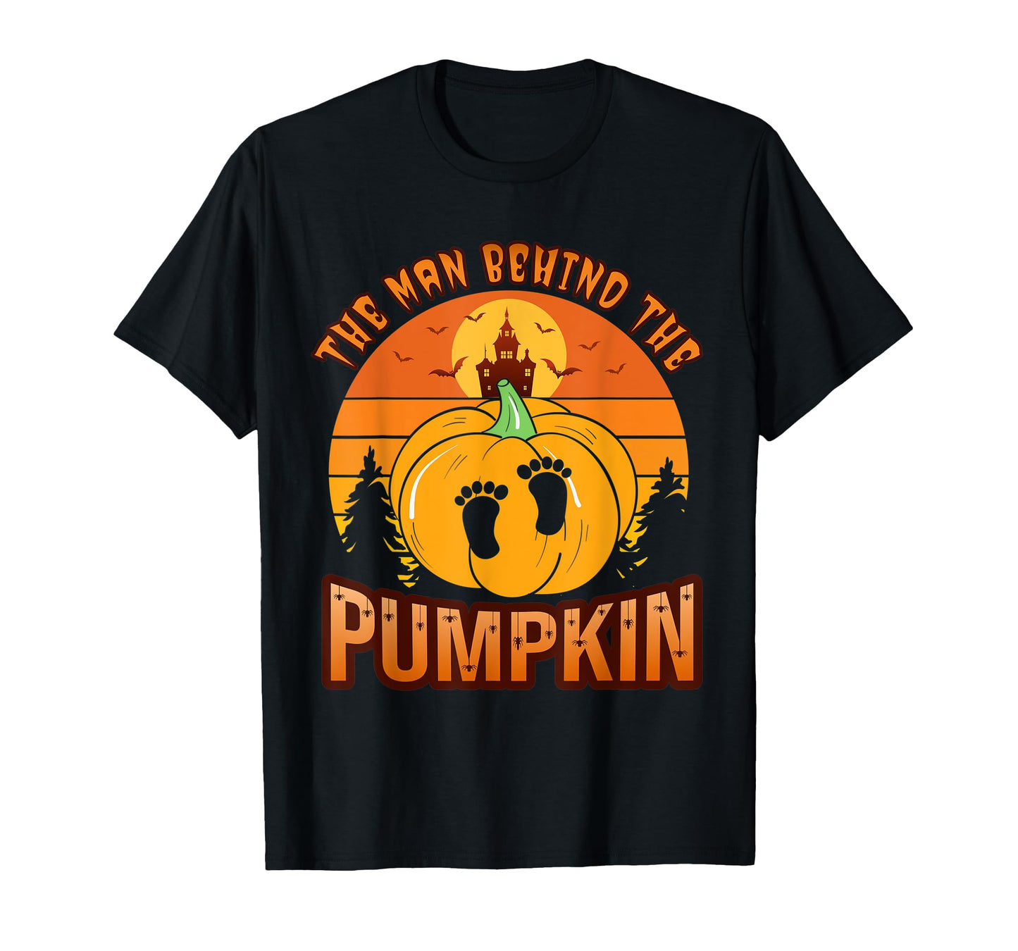 Halloween Pregnancy for Men Expecting Pumpkin Costume T-Shirt