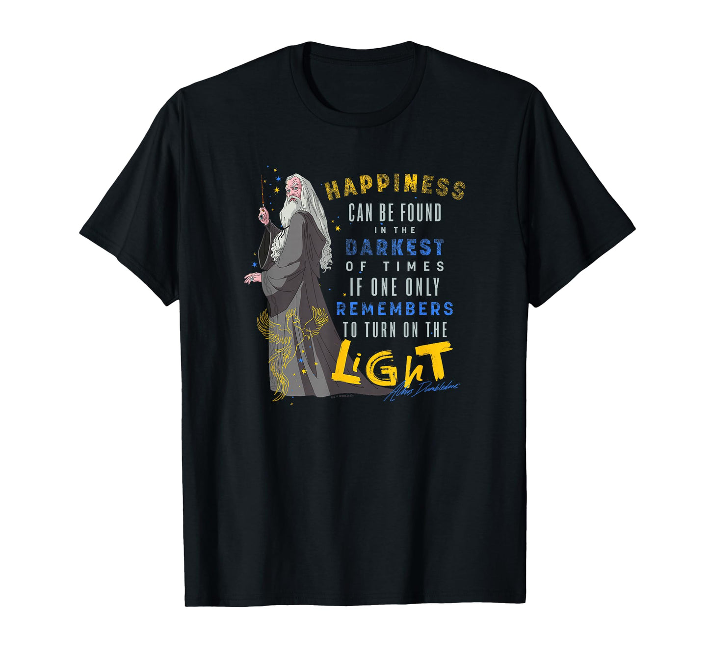 Harry Potter Deathly Hallows 2 Albus Dumbledore Quote Poster T-Shirt